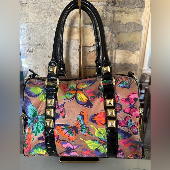 Betsey Johnson satchel purse with free mini bag! 💗 - Picture 2 of 16